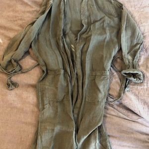 Eadie Lifestyle Linen Bathrobe